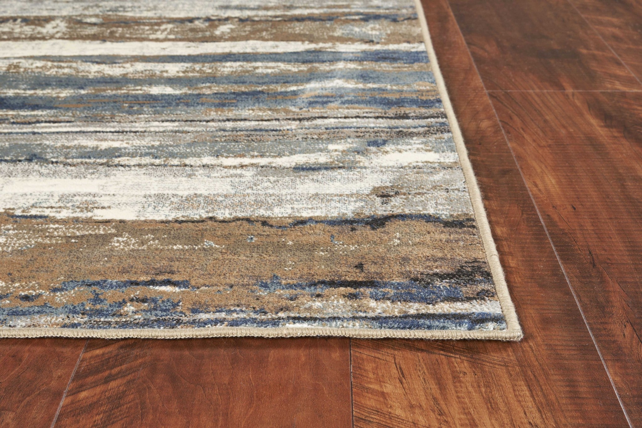 2 x 3 Viscose Ivory or Blue Area Rug