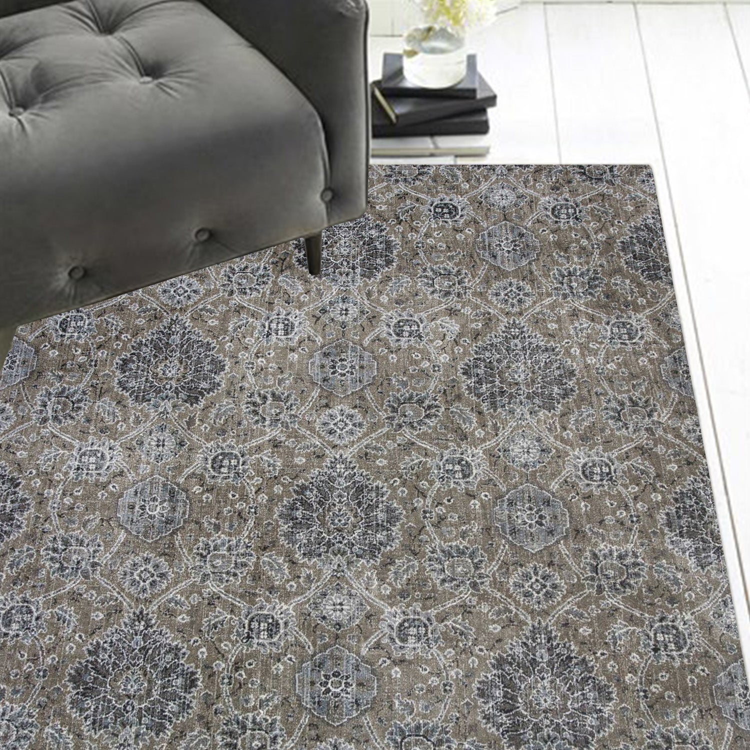 2 x 3 Viscose Sand Area Rug