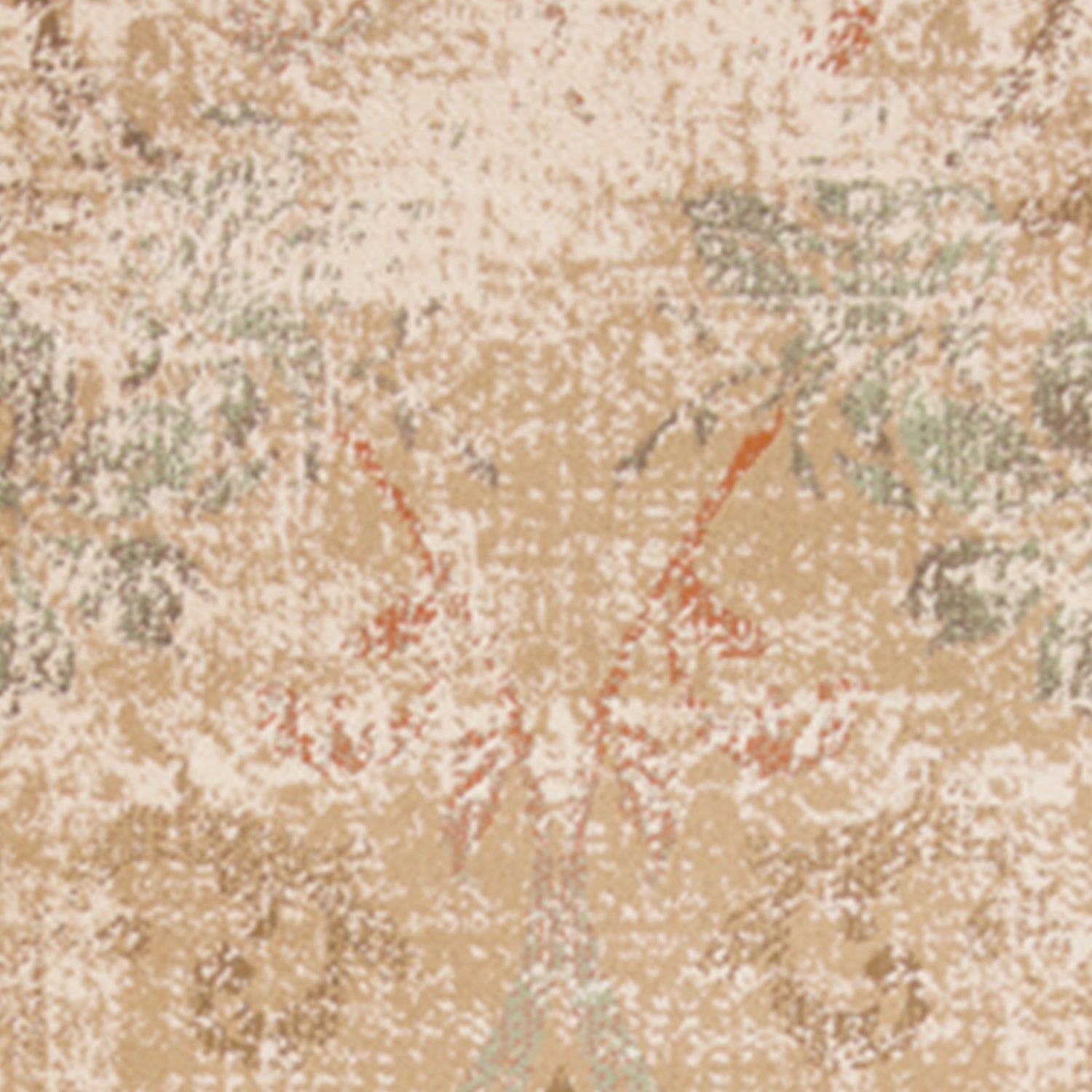 2' x 7' Runner Polypropylene Champagne Area Rug