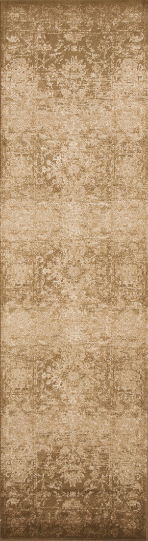 2' x 7' Runner Polypropylene Beige Area Rug