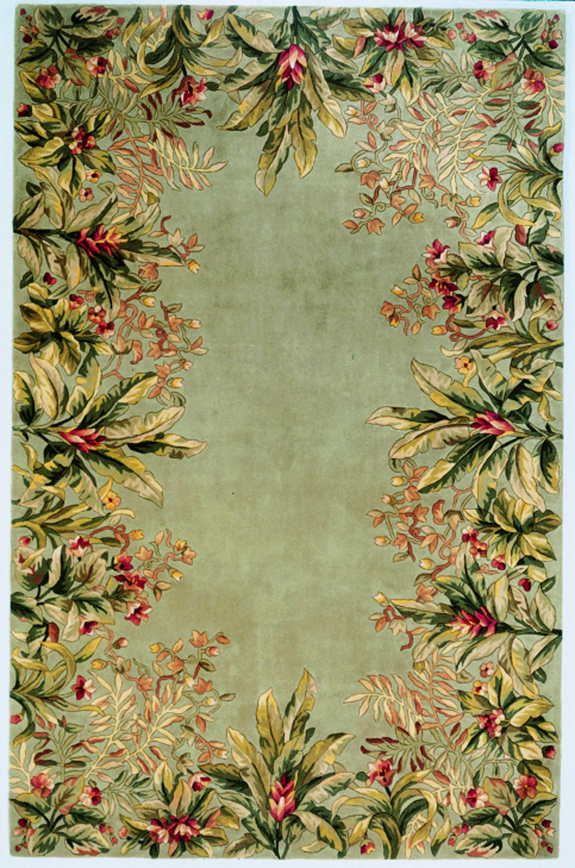 2' x 3' Wool Sage Area Rug