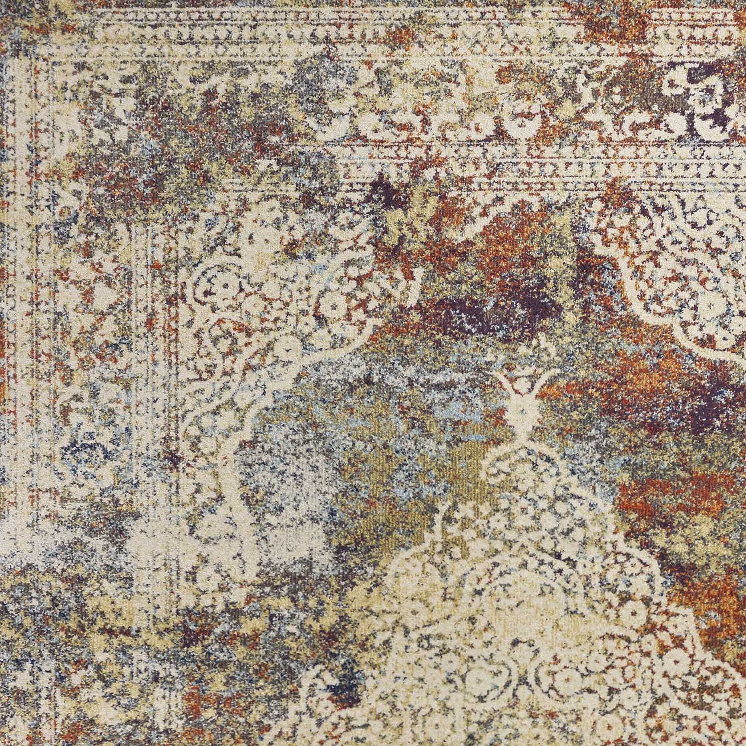 3' x 4' Polypropylene Multi Area Rug