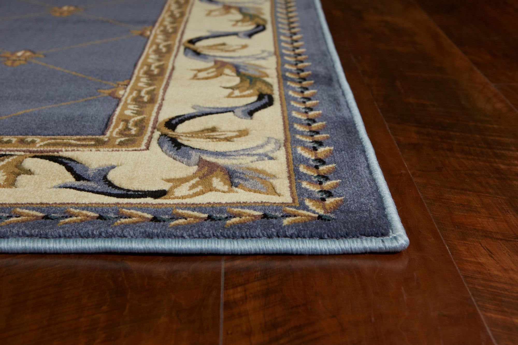 3' x 5' Polypropylene Blue Area Rug