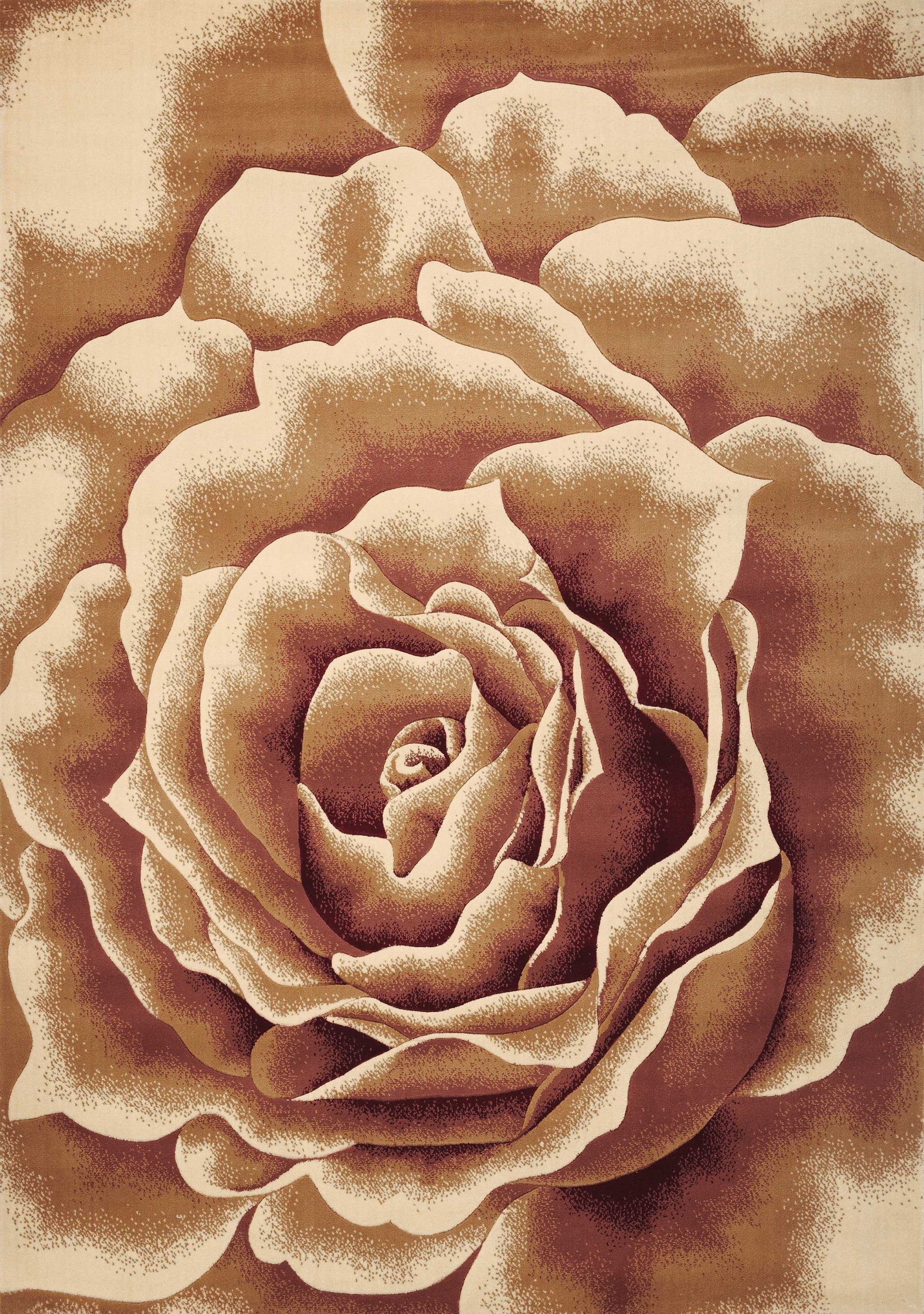 3' x 5' Polypropylene Ivory Area Rug