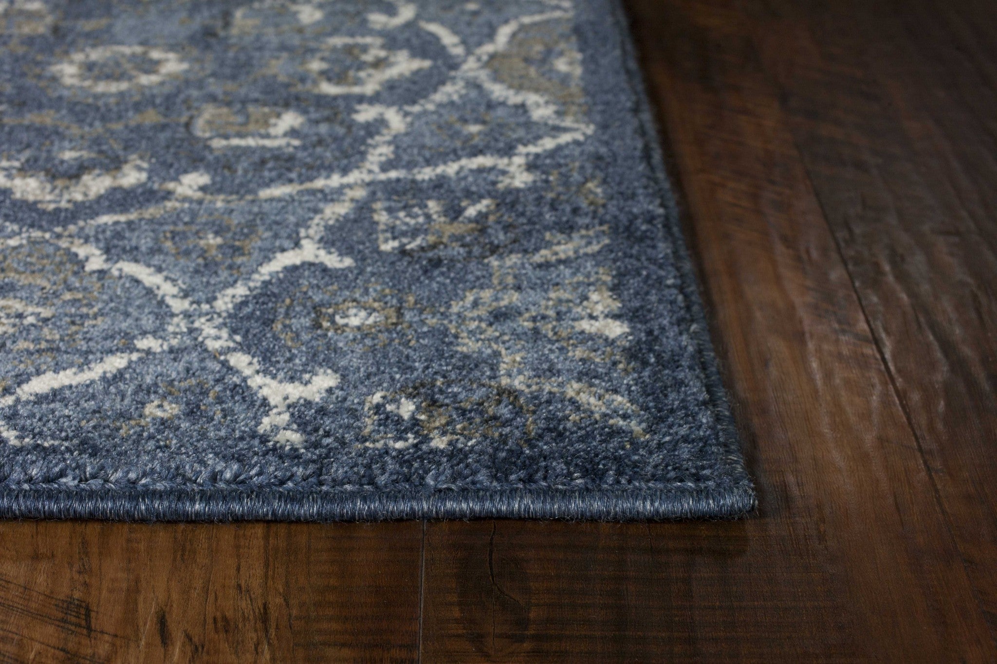 3' x 5' Polypropylene Denim Area Rug