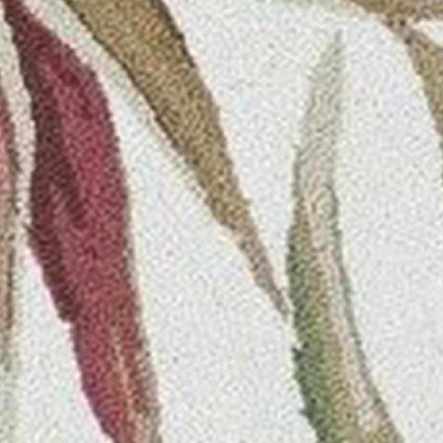 2' x 4' Oval Wool Ivory Area Rug