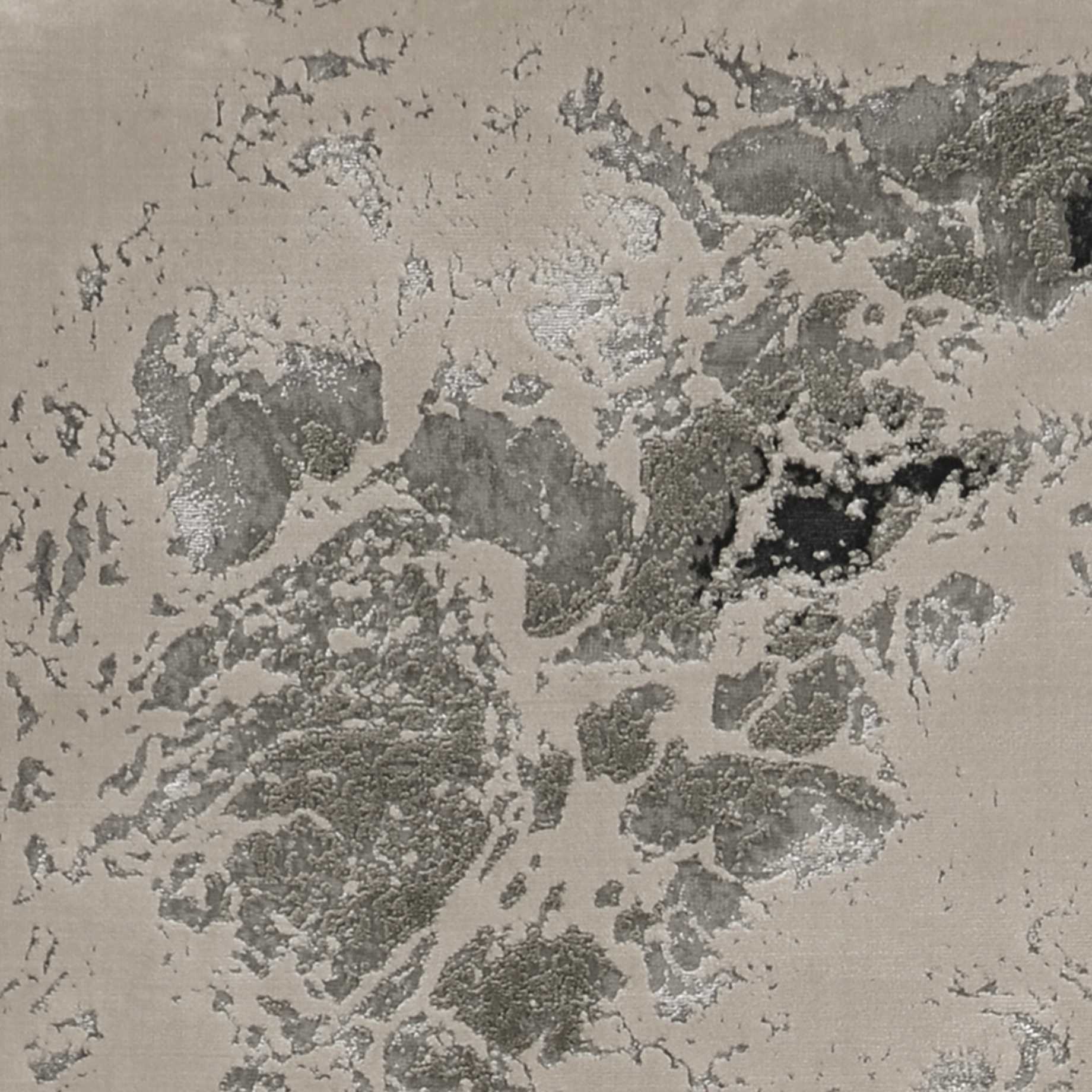 3' x 5' Polyester Silver Area Rug