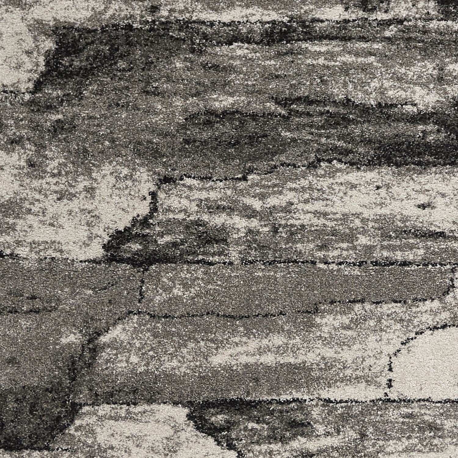 3' x 5' Polypropylene Grey Area Rug