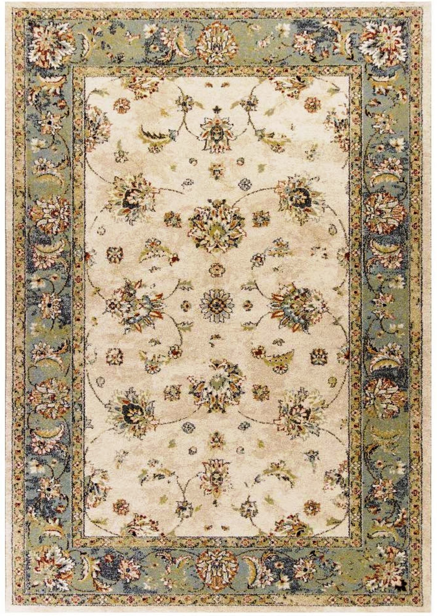 2' x 7' Runner Polypropylene Sand or Seafoam Area Rug