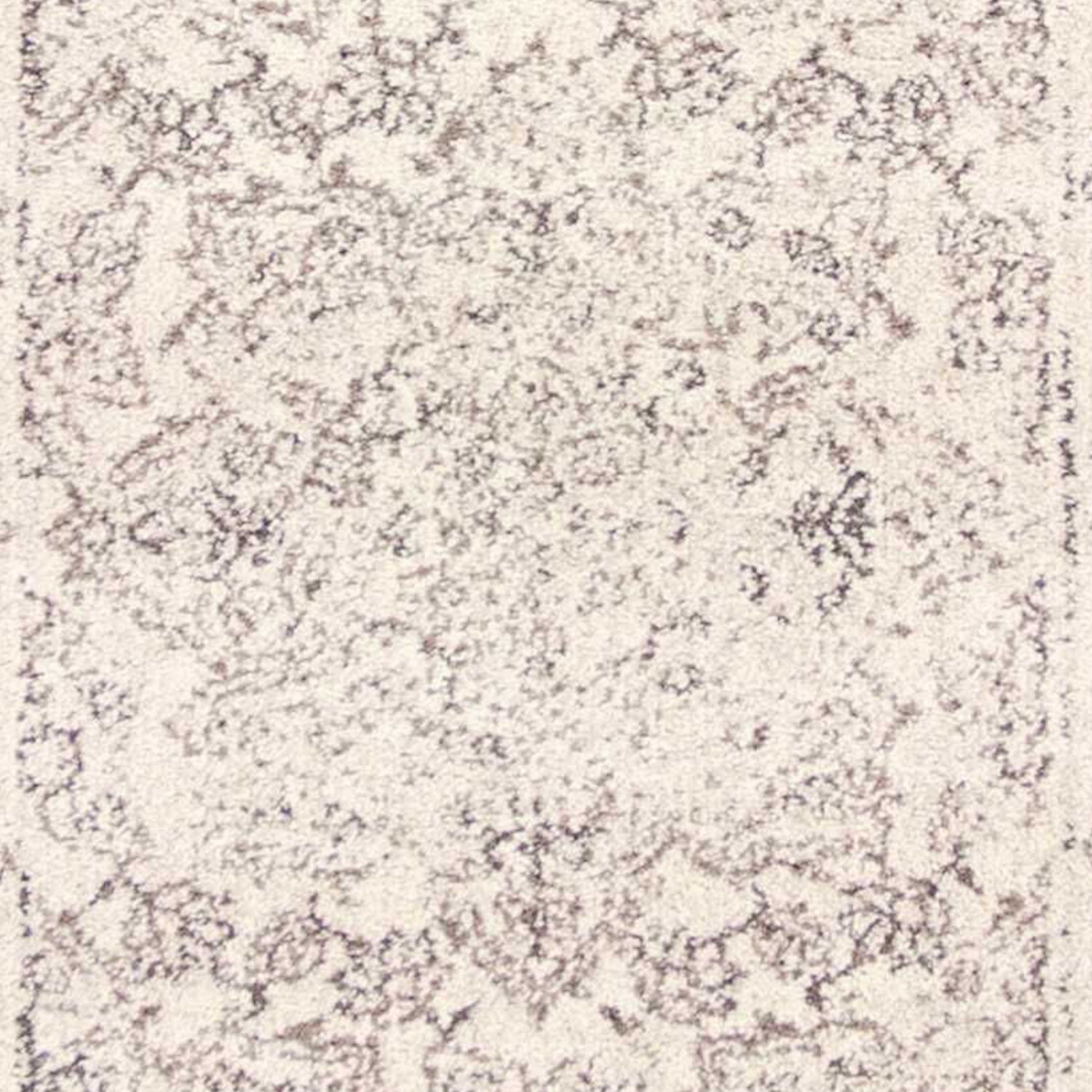 2' x 7' Runner Polypropylene Ivory Area Rug
