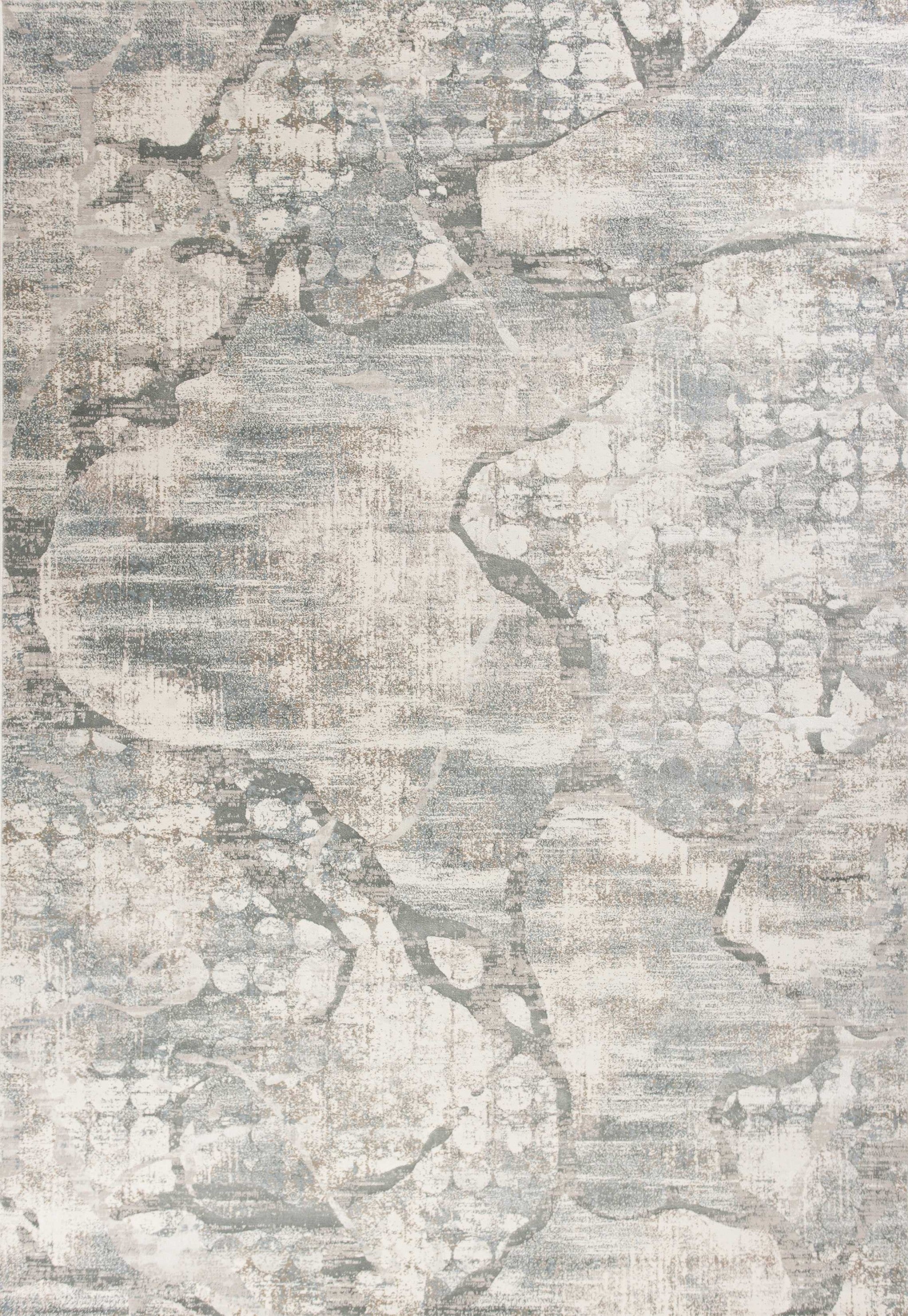 3' x 4' Polypropylene Ivory or Mist Area Rug
