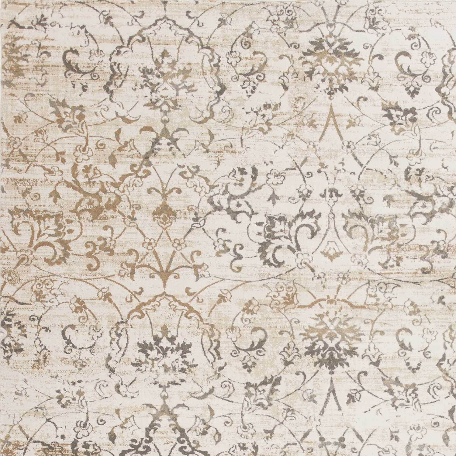 3' x 4' Polypropylene Beige Area Rug