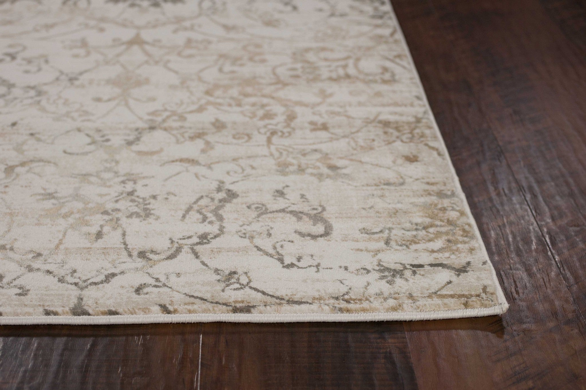 3' x 4' Polypropylene Beige Area Rug