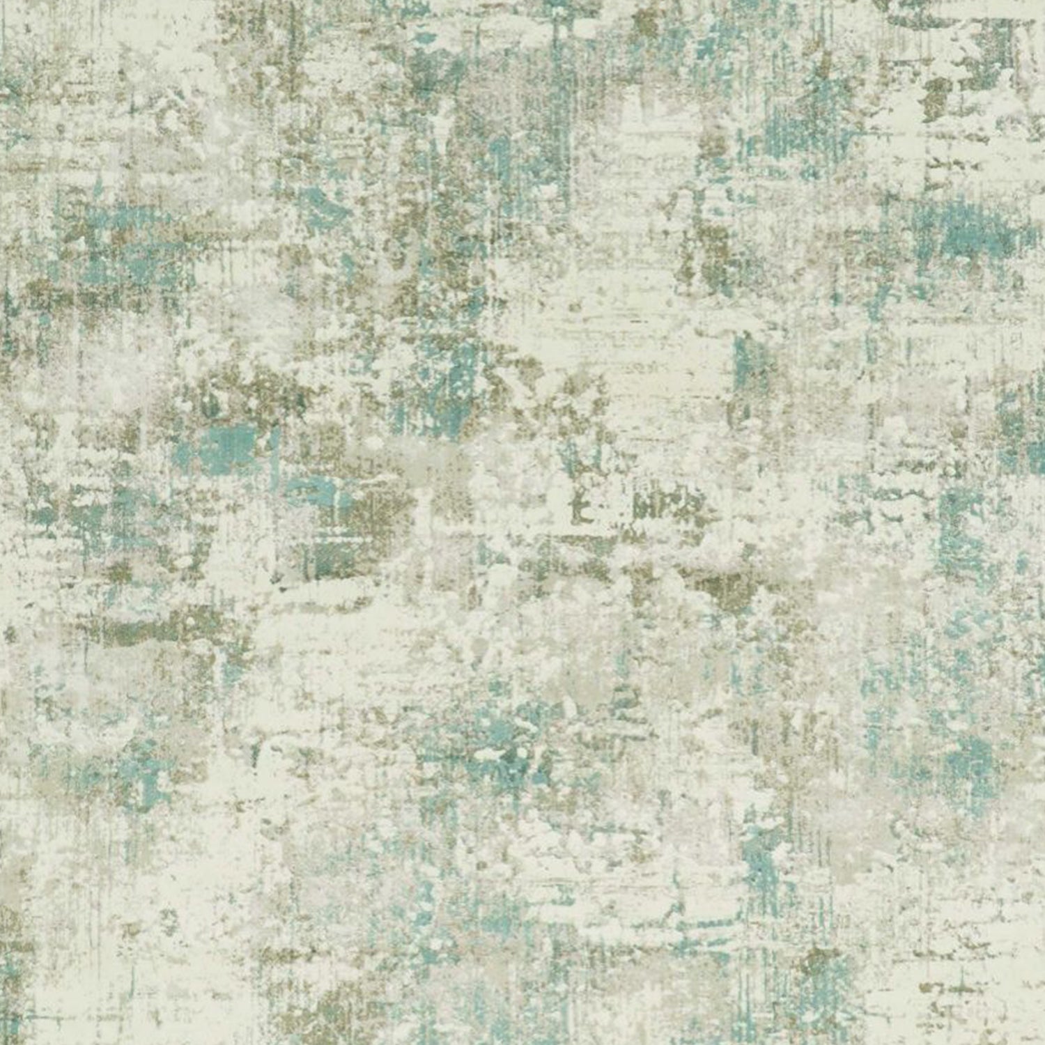 2' x 6 Runner Polypropylene and Viscose Ivory Area Rug