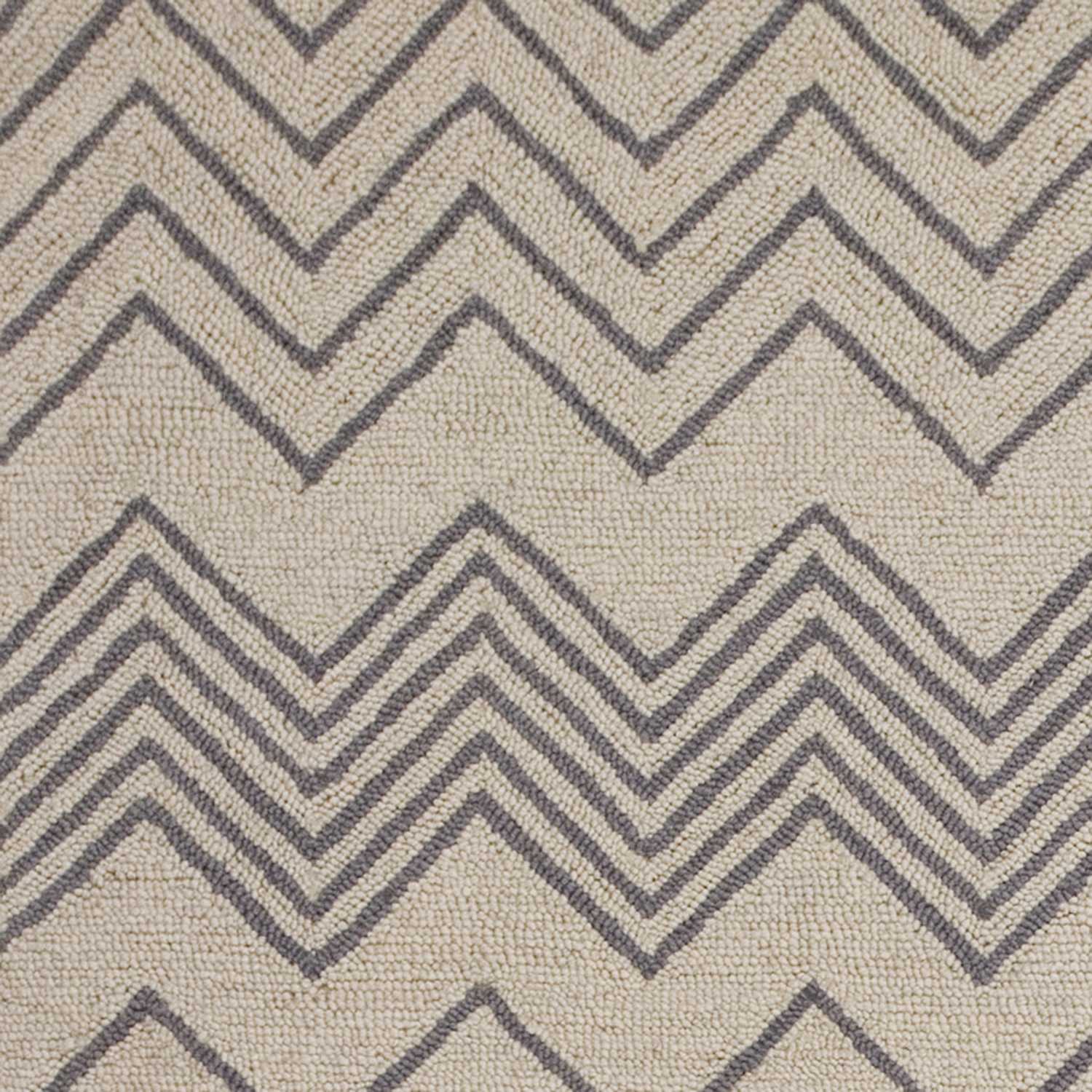 3' x 5' Wool Ivory Area Rug