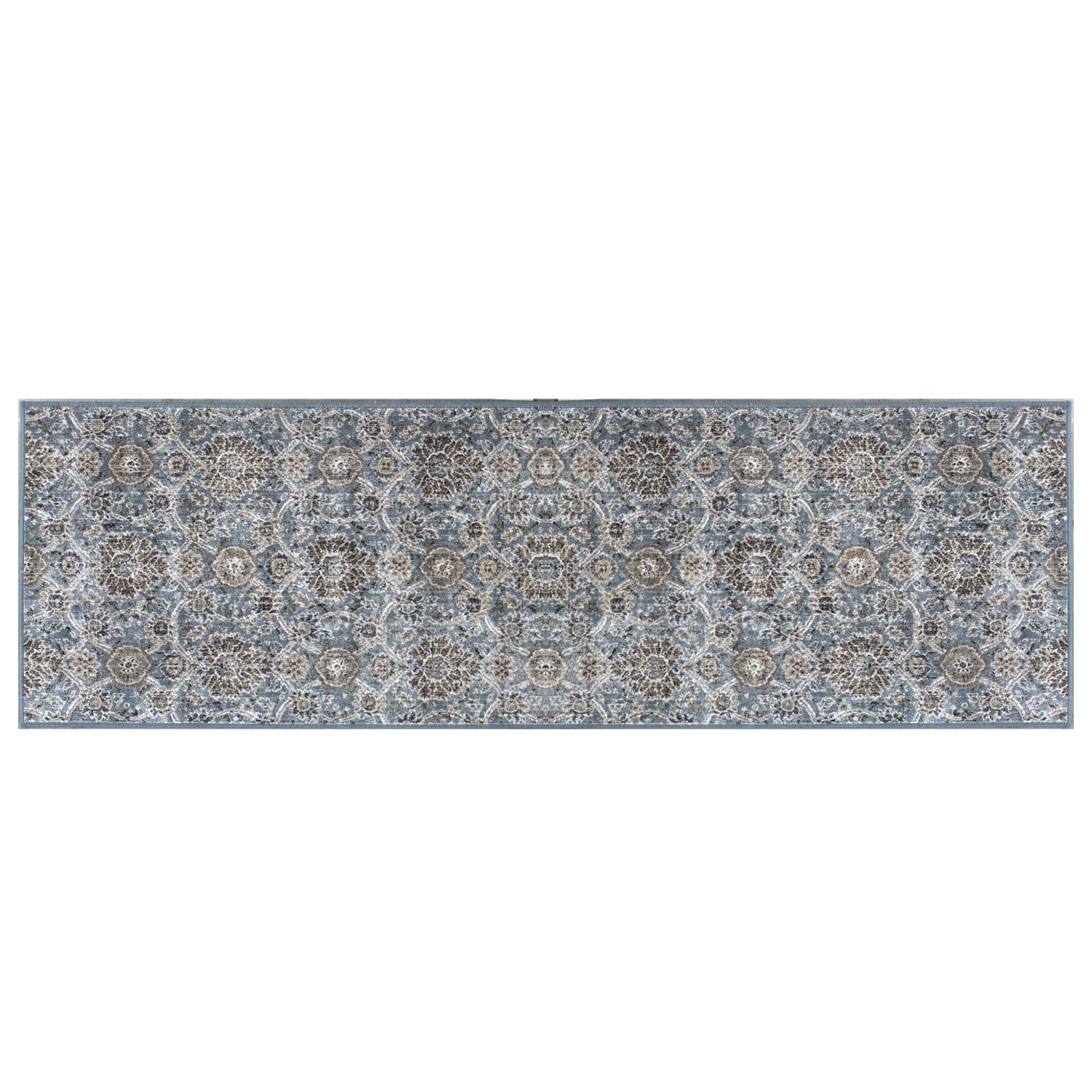 2' x 7' Runner Viscose Slate Area Rug