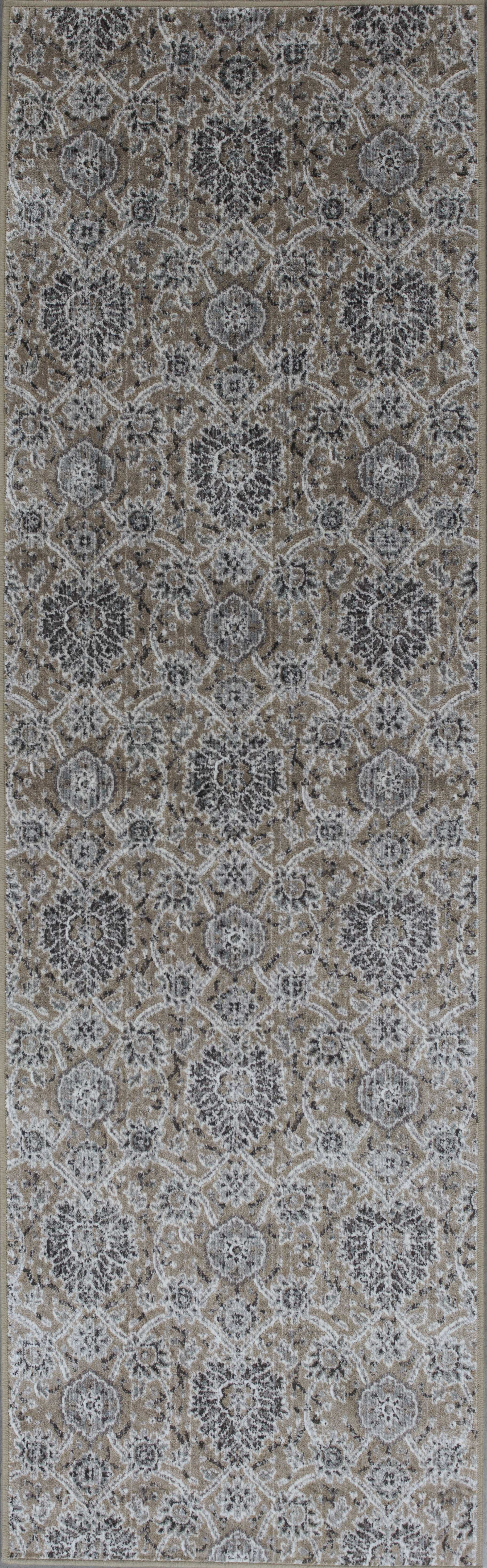 2' x 7' Runner Viscose Sand Area Rug