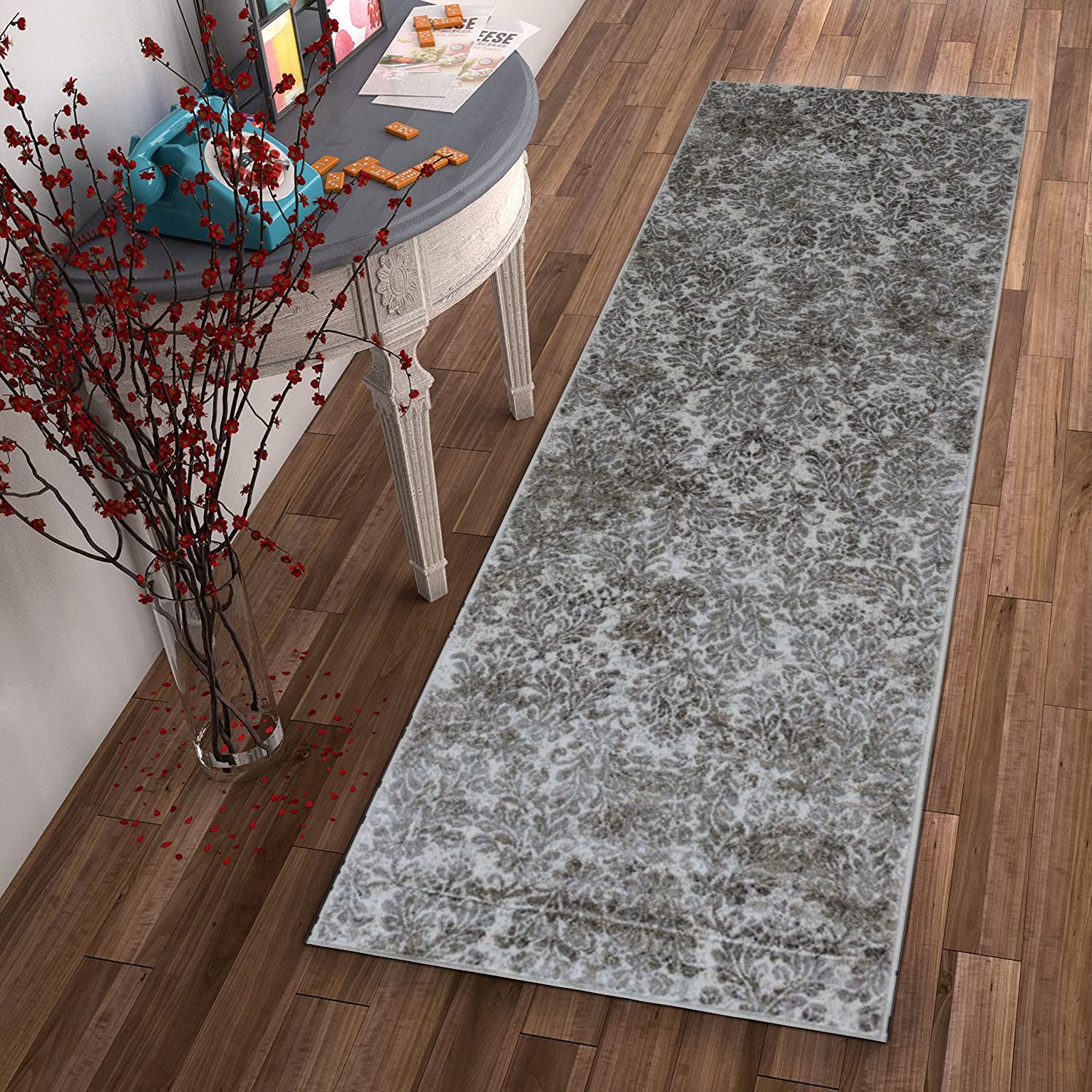 2' x 7' Runner Viscose Ivory or Sand Area Rug
