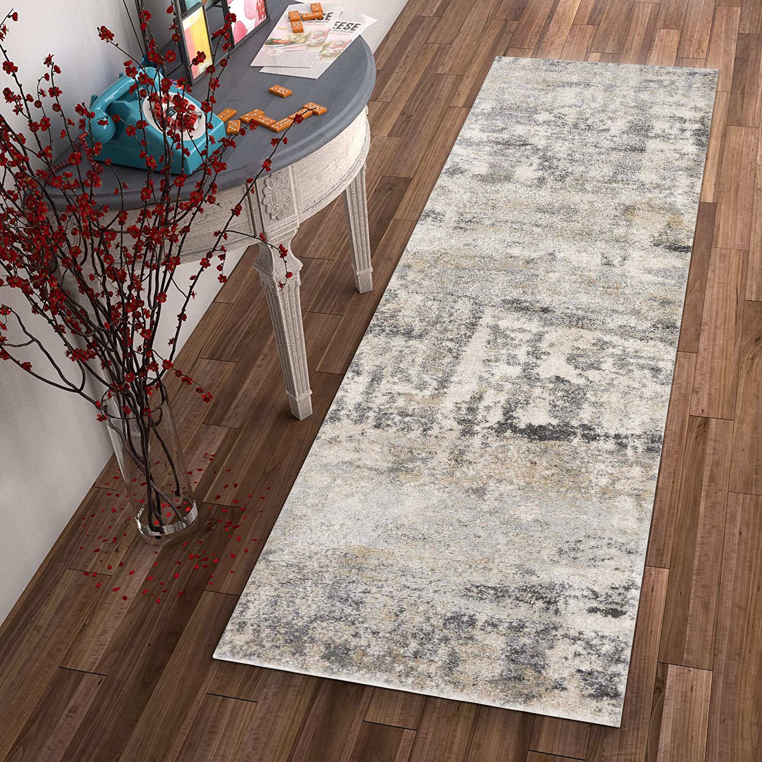 2' x 7' Runner Polypropylene Natural Area Rug