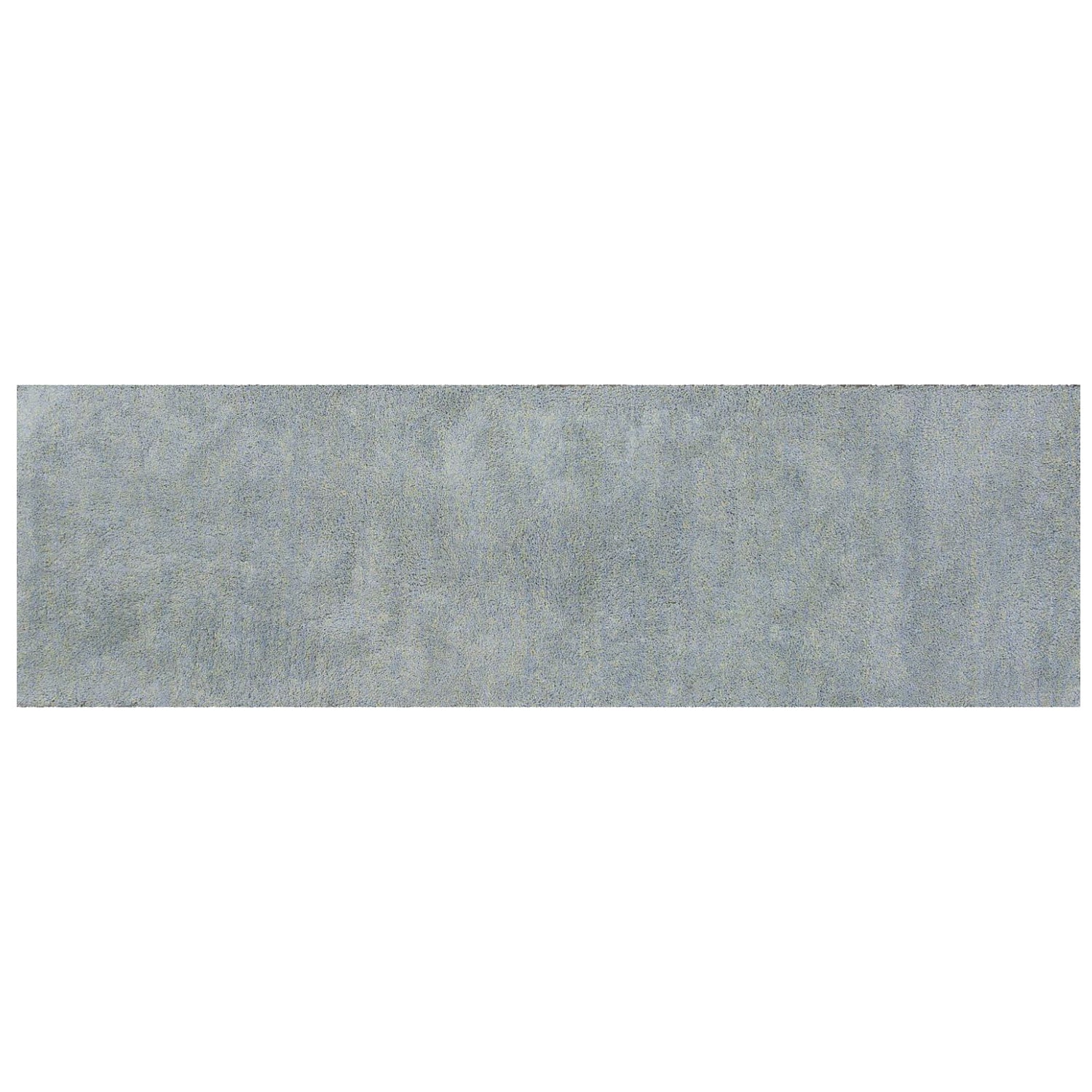 2' x 7' Runner Polyester Blue Heather Area Rug