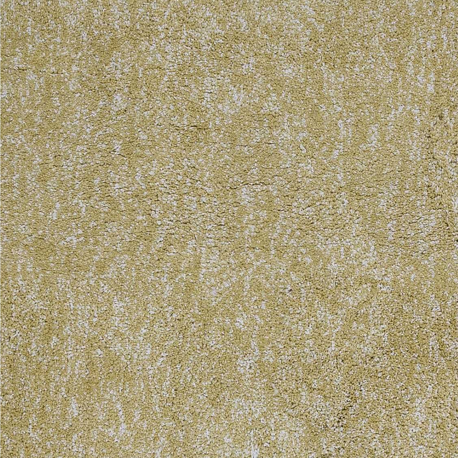 2' x 7' Runner Polyester Yellow Heather Area Rug