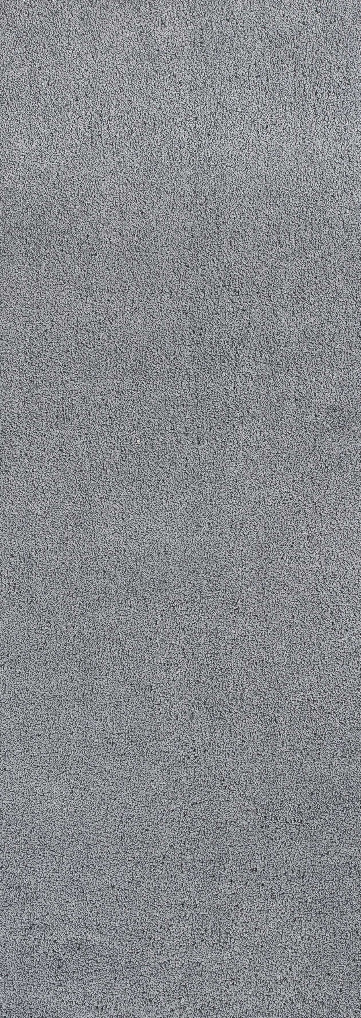 2' x 7' Runner Polyester Grey Area Rug