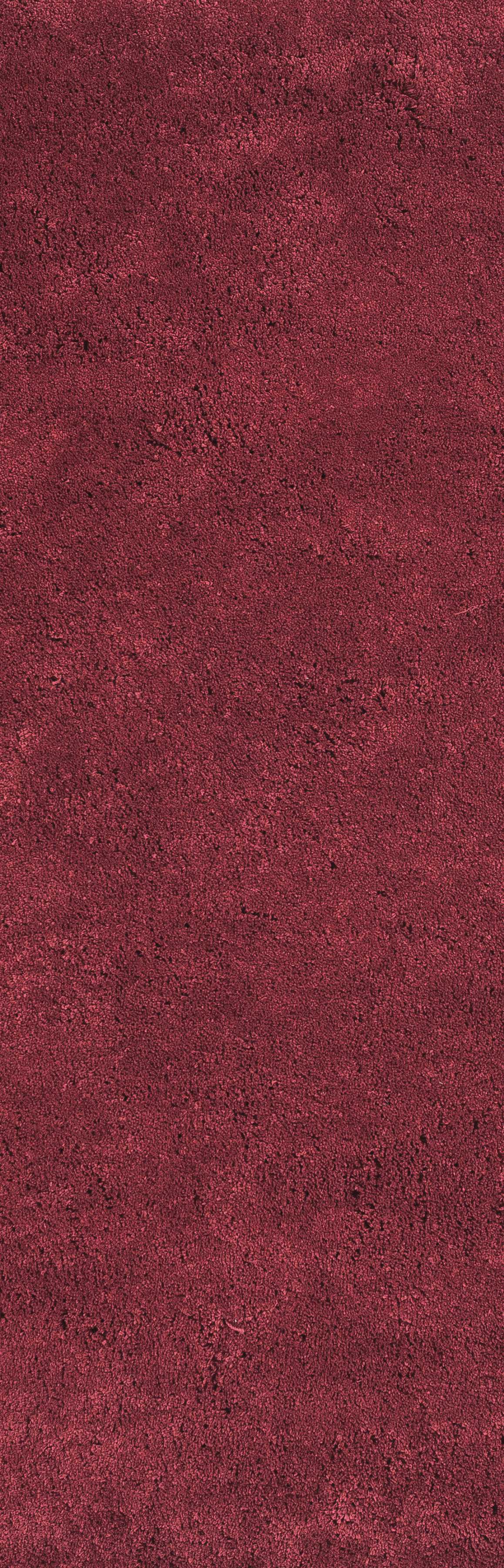 2' x 7' Runner Polyester Red Area Rug
