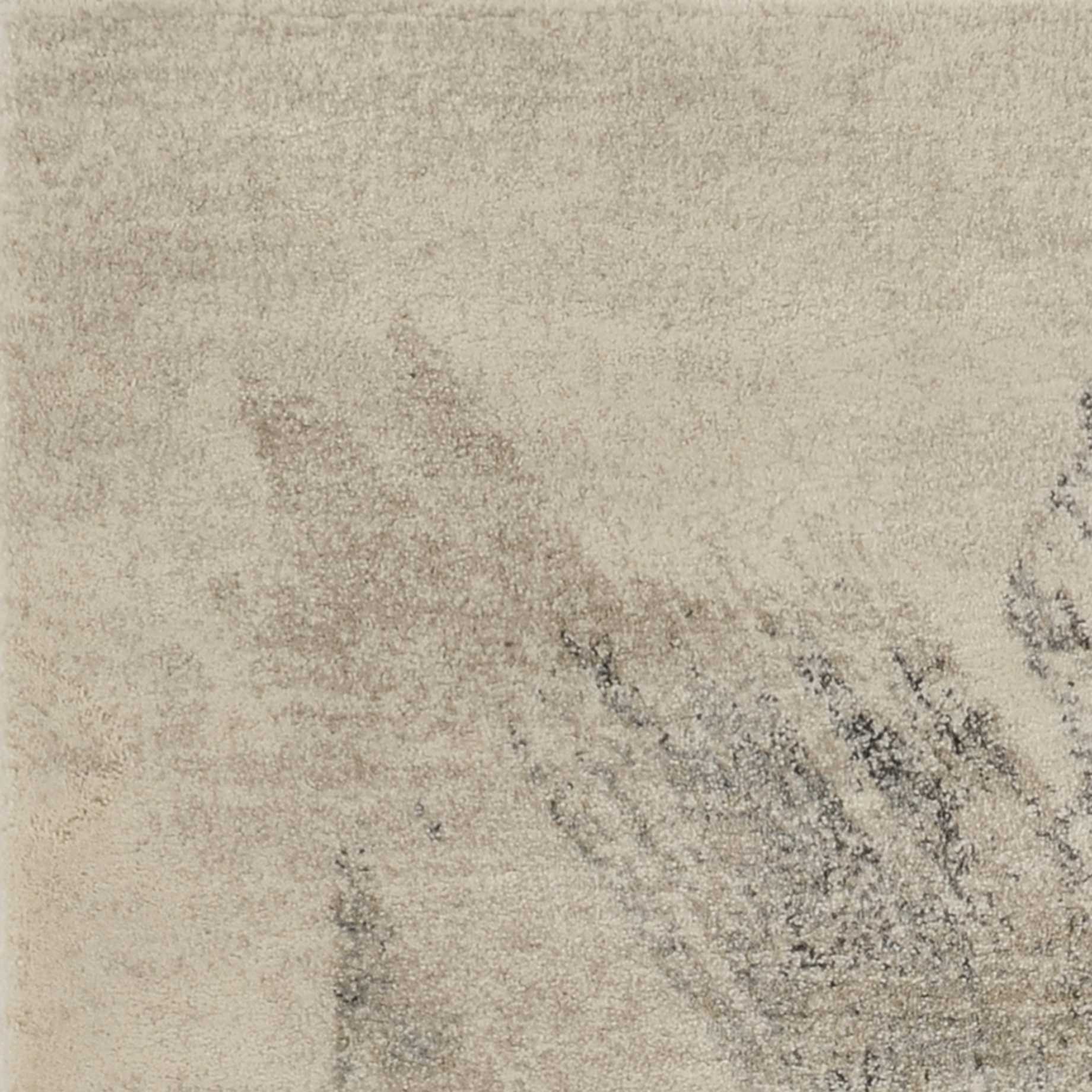 3' x 5' Polypropylene Ivory or Grey Area Rug