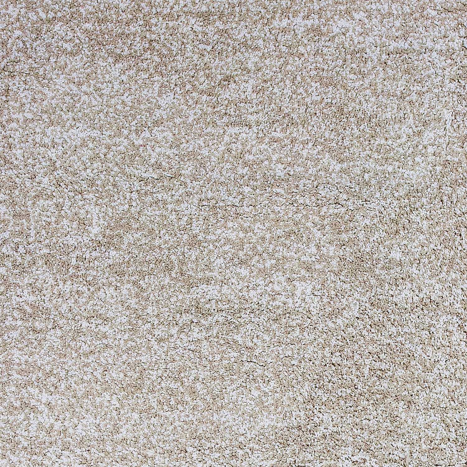 3' x 5' Polyester Ivory Heather Area Rug