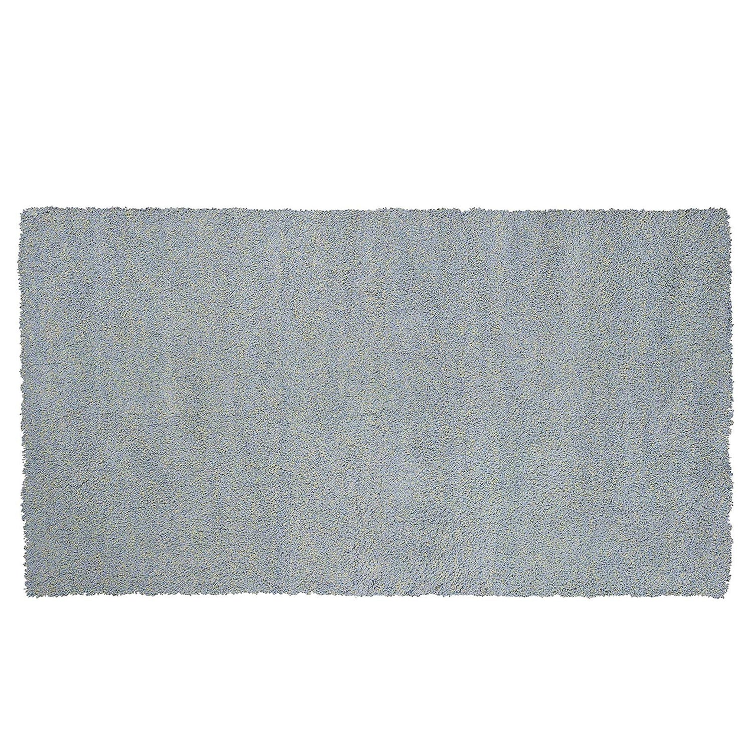 3' x 5' Polyester Blue Heather Area Rug