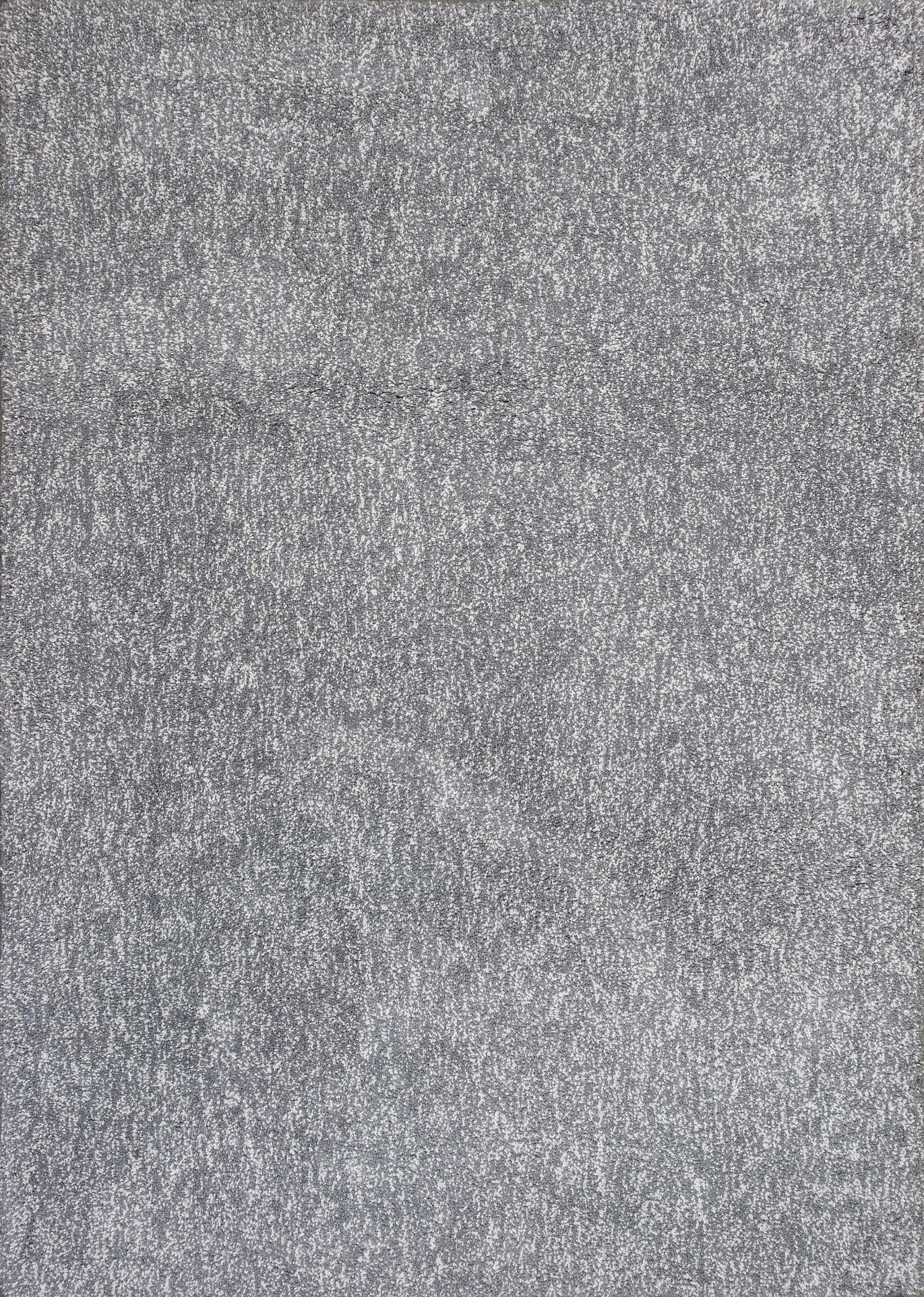 3' x 5' Polyester Grey Heather Area Rug