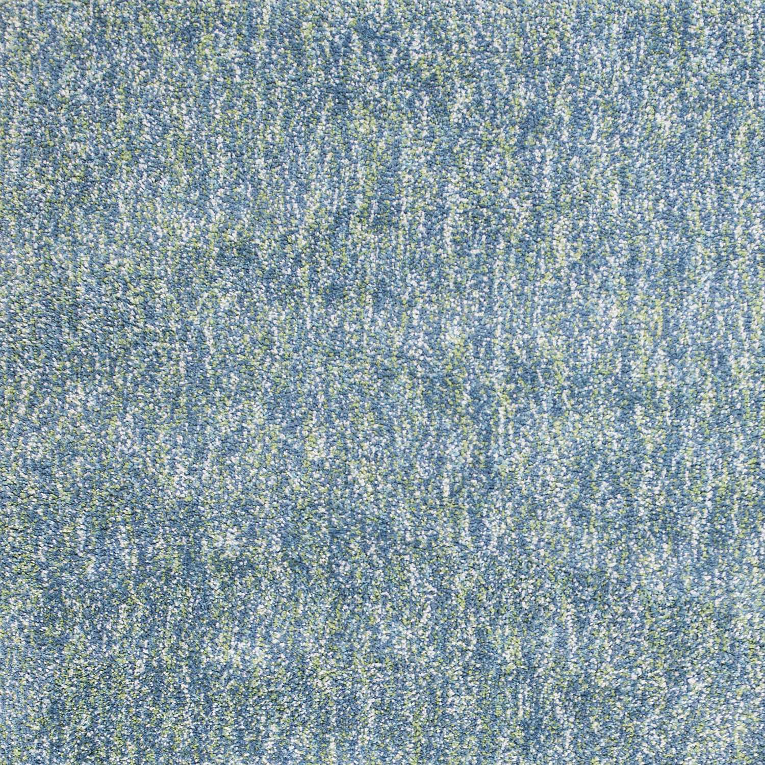 3' x 5' Polyester Seafoam Heather Area Rug