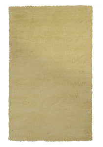 3' x 5' Polyester Canary Yellow Area Rug