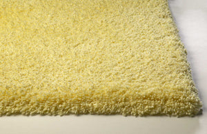 3' x 5' Polyester Canary Yellow Area Rug