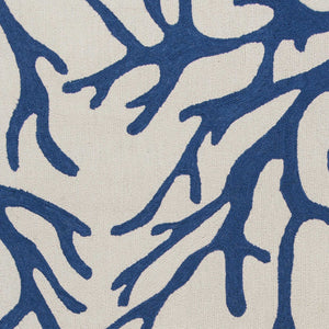 3' x 5' Polyester Ivory or Blue Area Rug