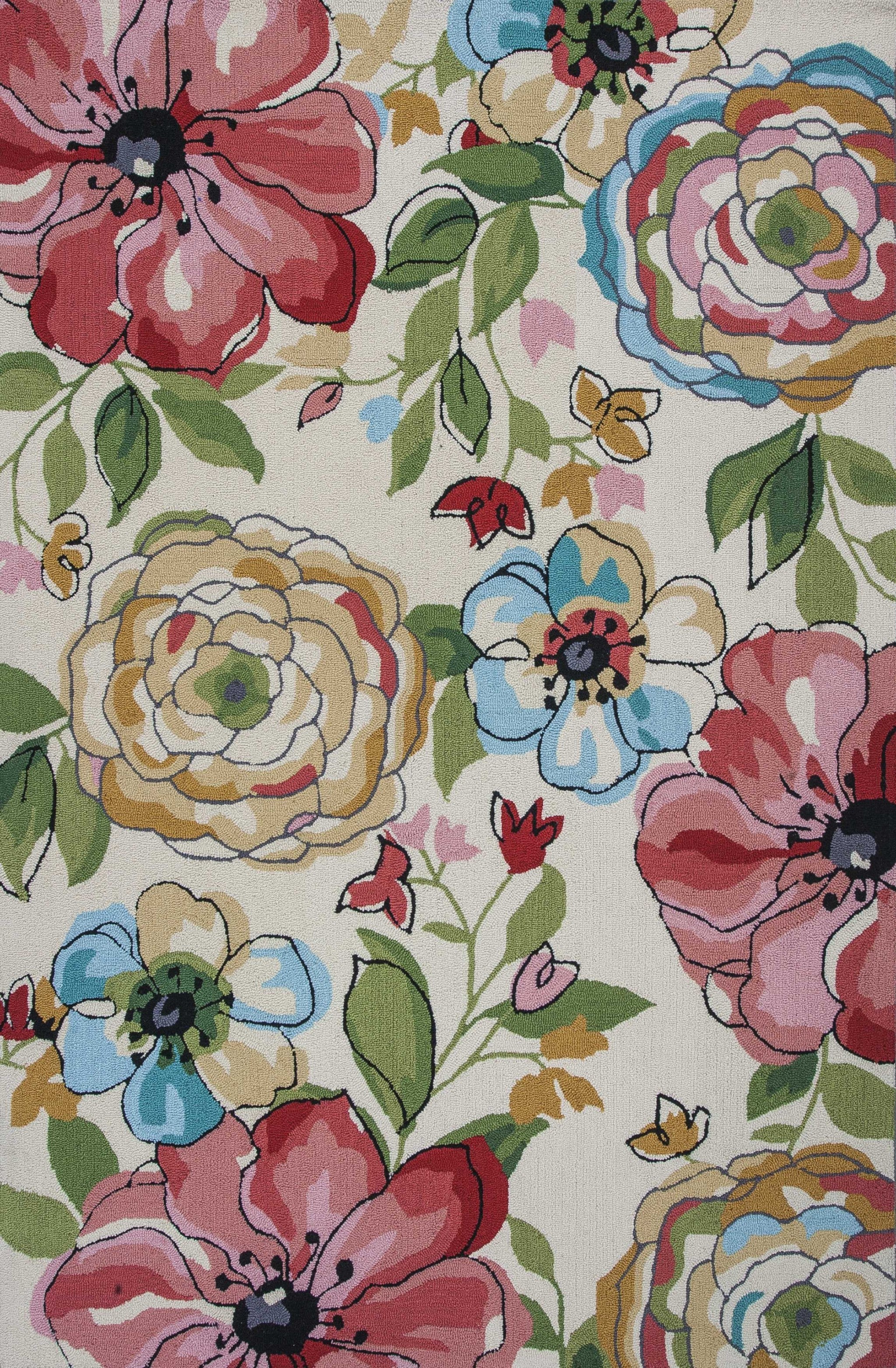 3' x 5' Polyester Sand Area Rug