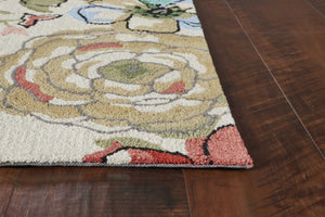 3' x 5' Polyester Sand Area Rug