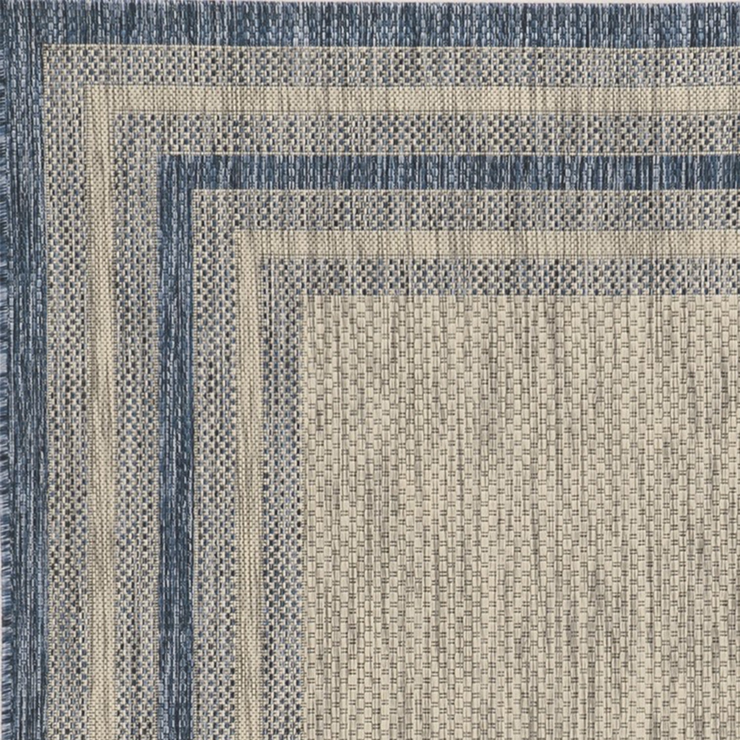 5 x 7  UV treated Polypropylene Grey or  Denim Area Rug