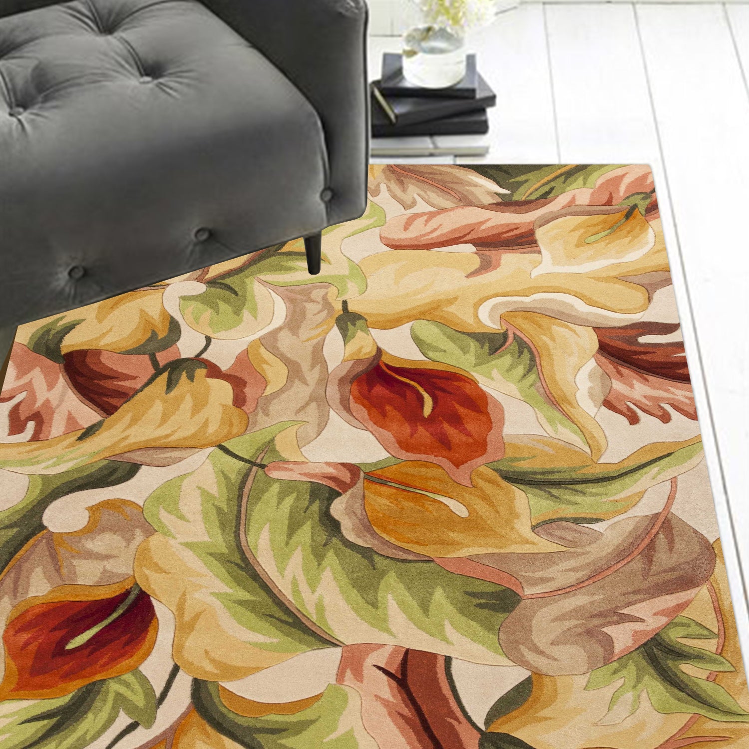 30" x 50" Wool Ivory  Area Rug