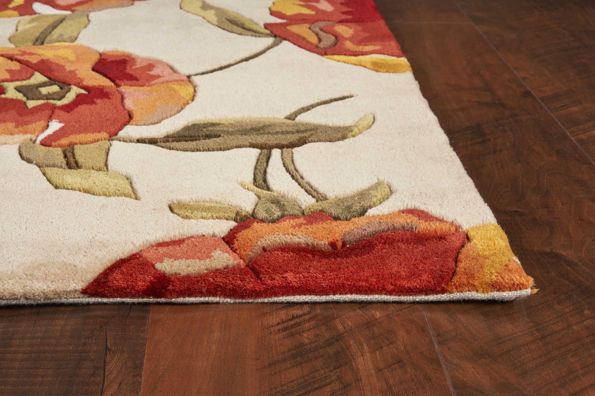 30" x 50" Wool Ivory  Area Rug