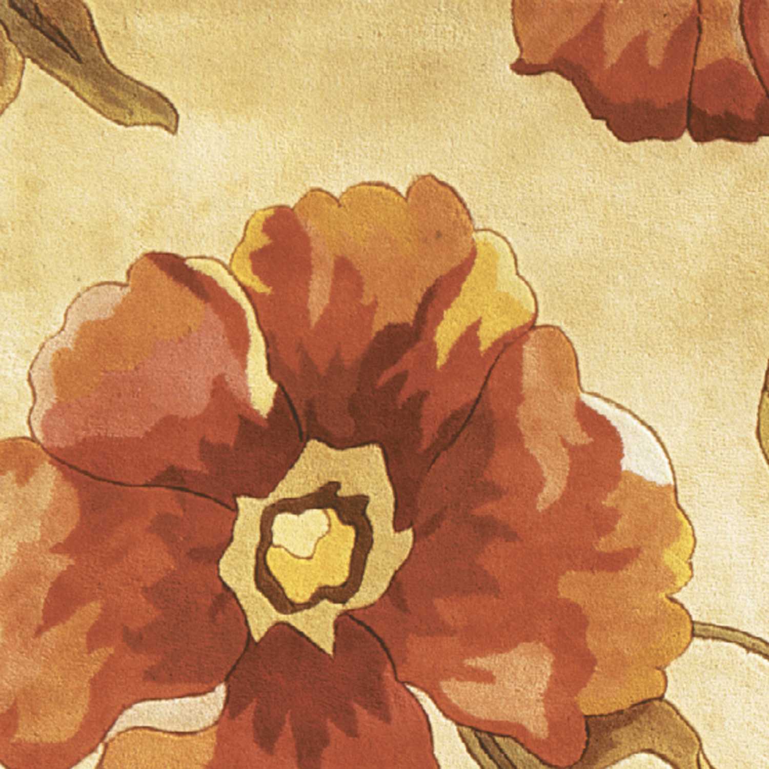 30" x 50" Wool Ivory  Area Rug