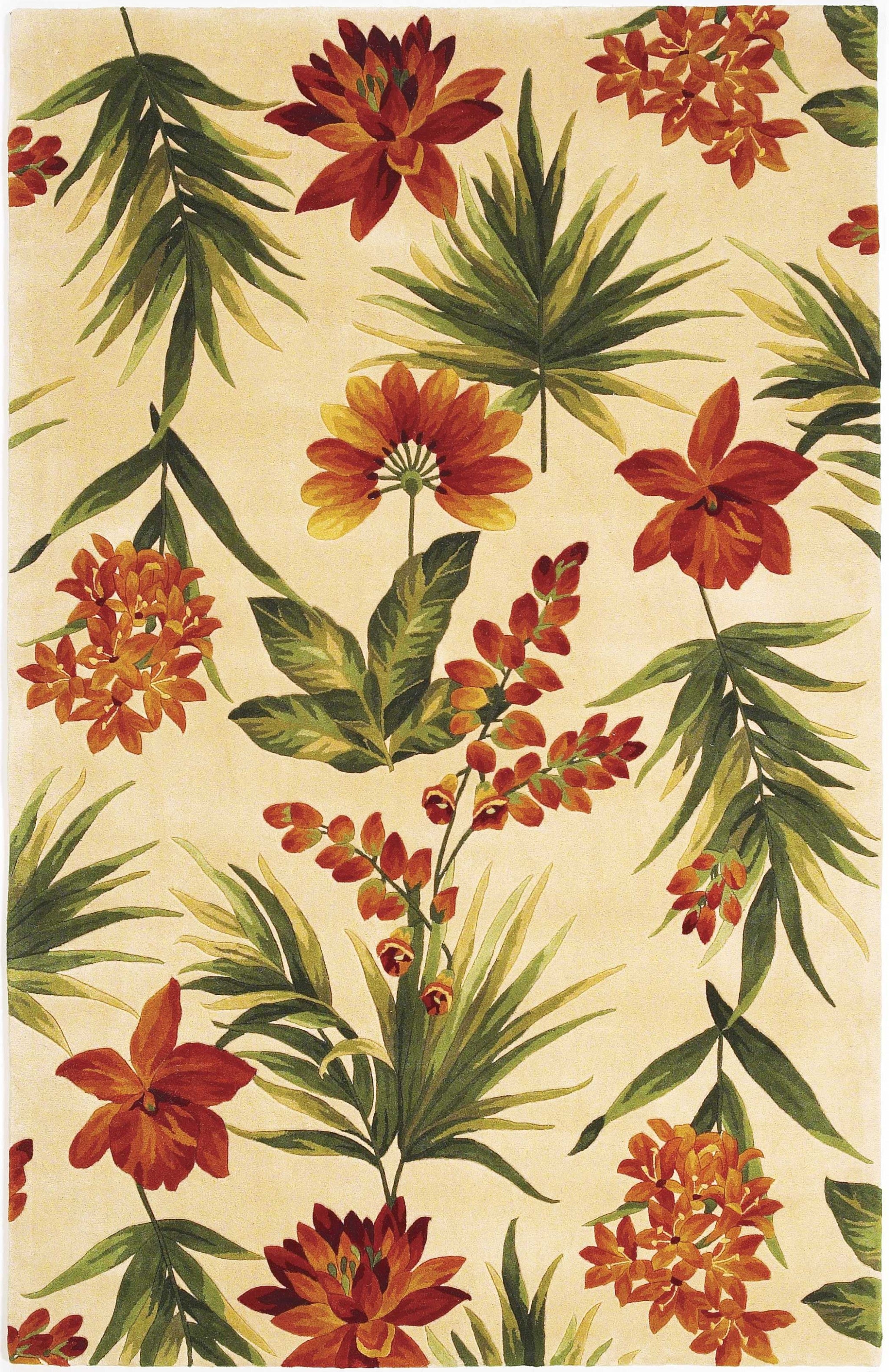 30" x 50" Wool Ivory  Area Rug