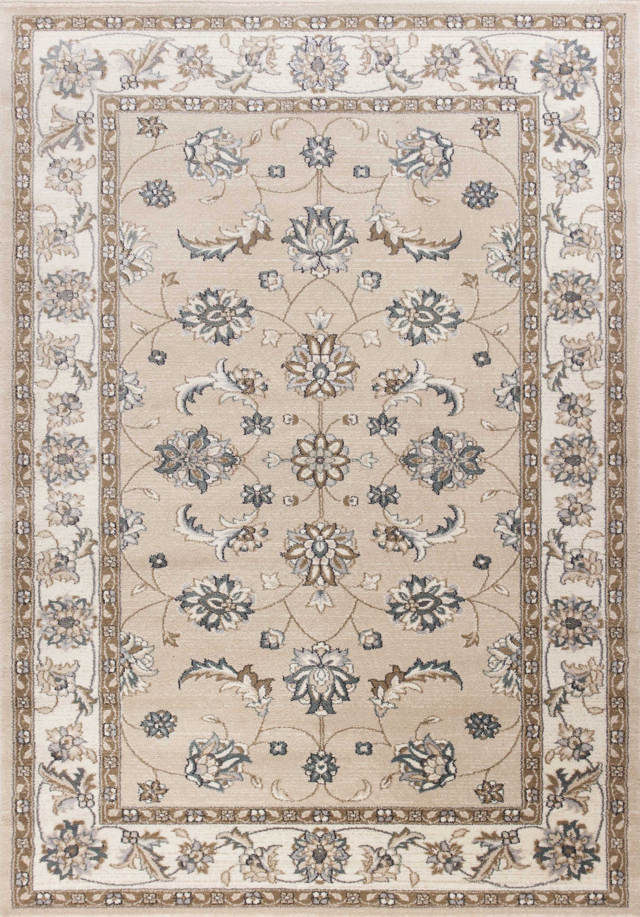 5' x 7' Polypropylene Beige or Ivory Area Rug