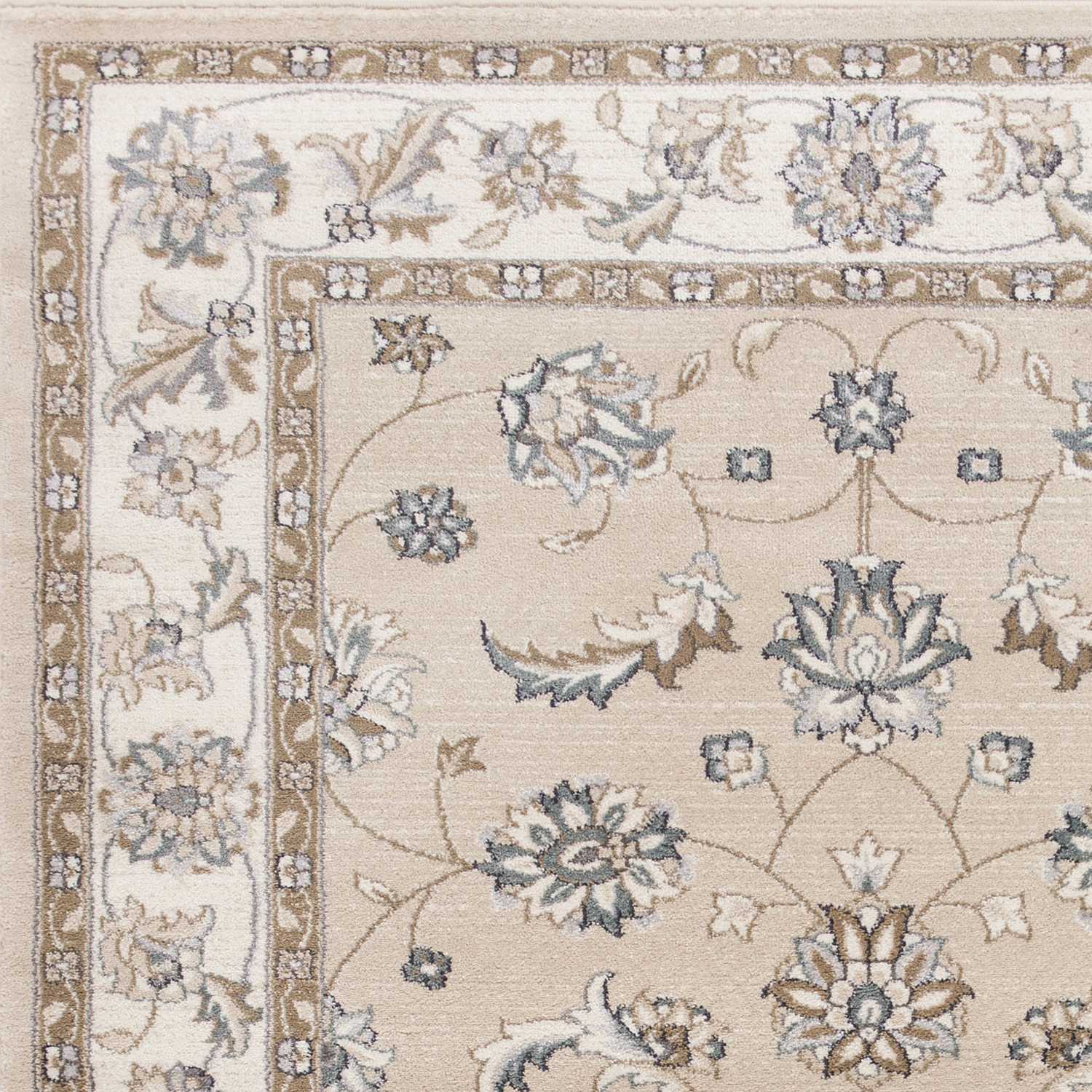 5' x 7' Polypropylene Beige or Ivory Area Rug