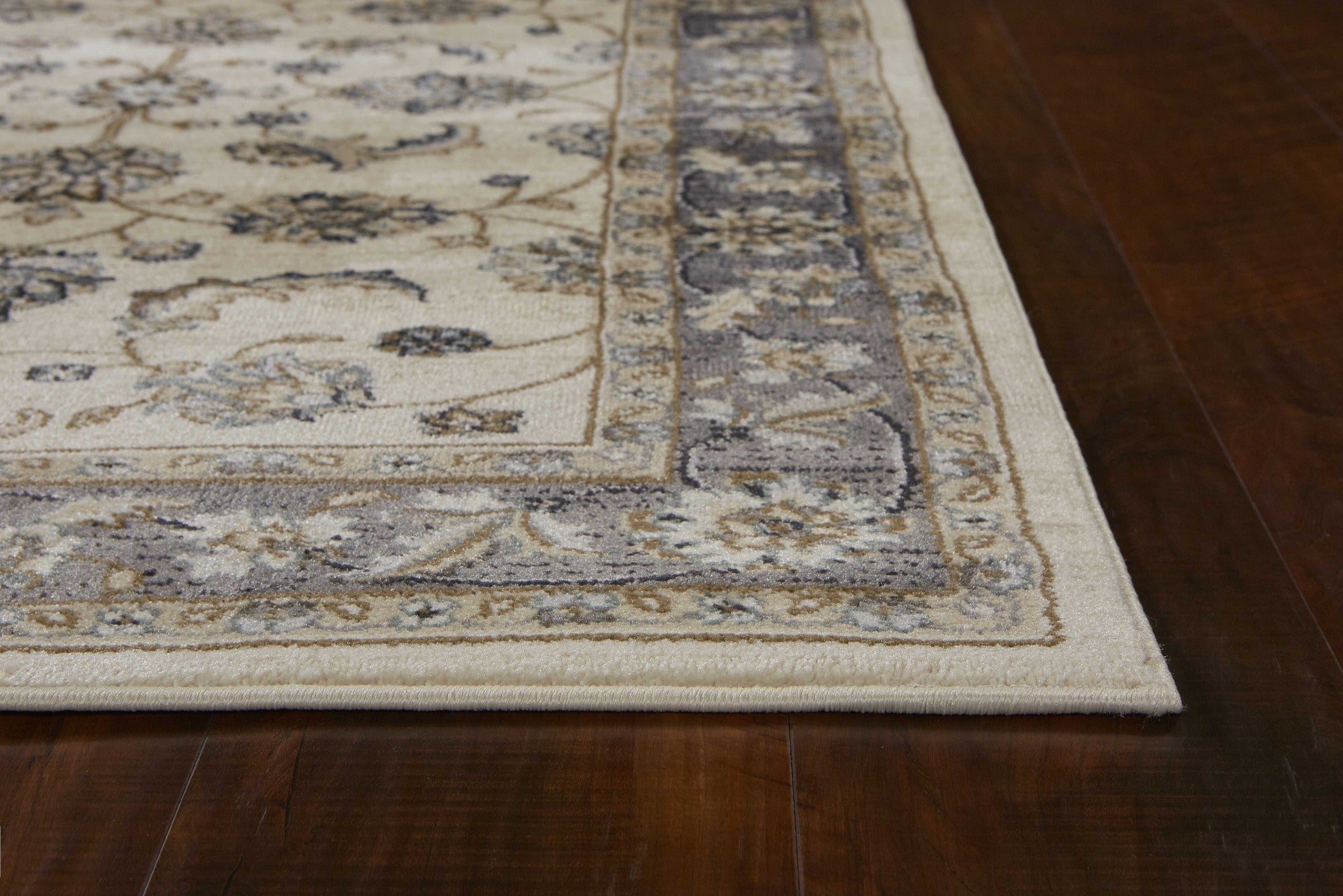 5' x 7' Polypropylene Ivory or Grey Area Rug