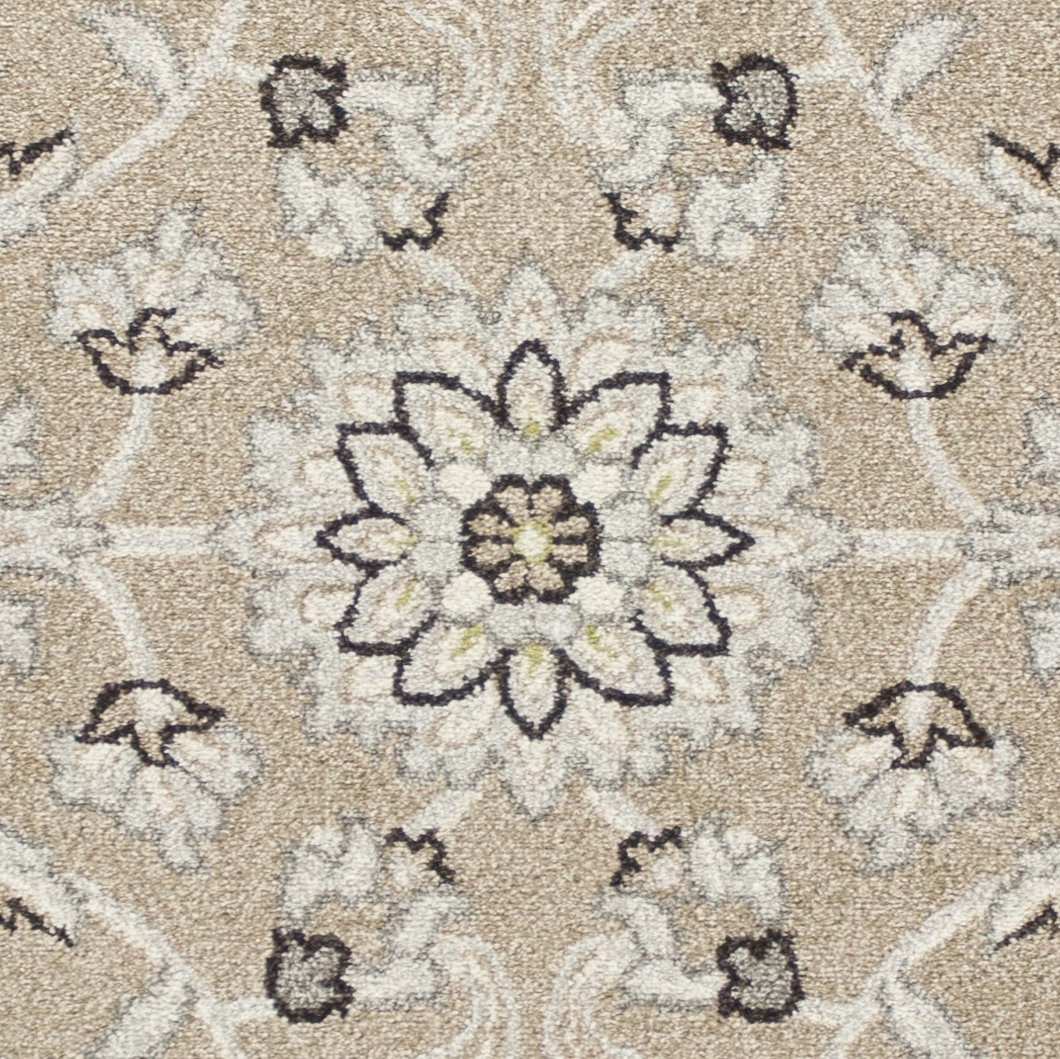 5' x 7' UV treated Polypropylene Beige or Grey Area Rug