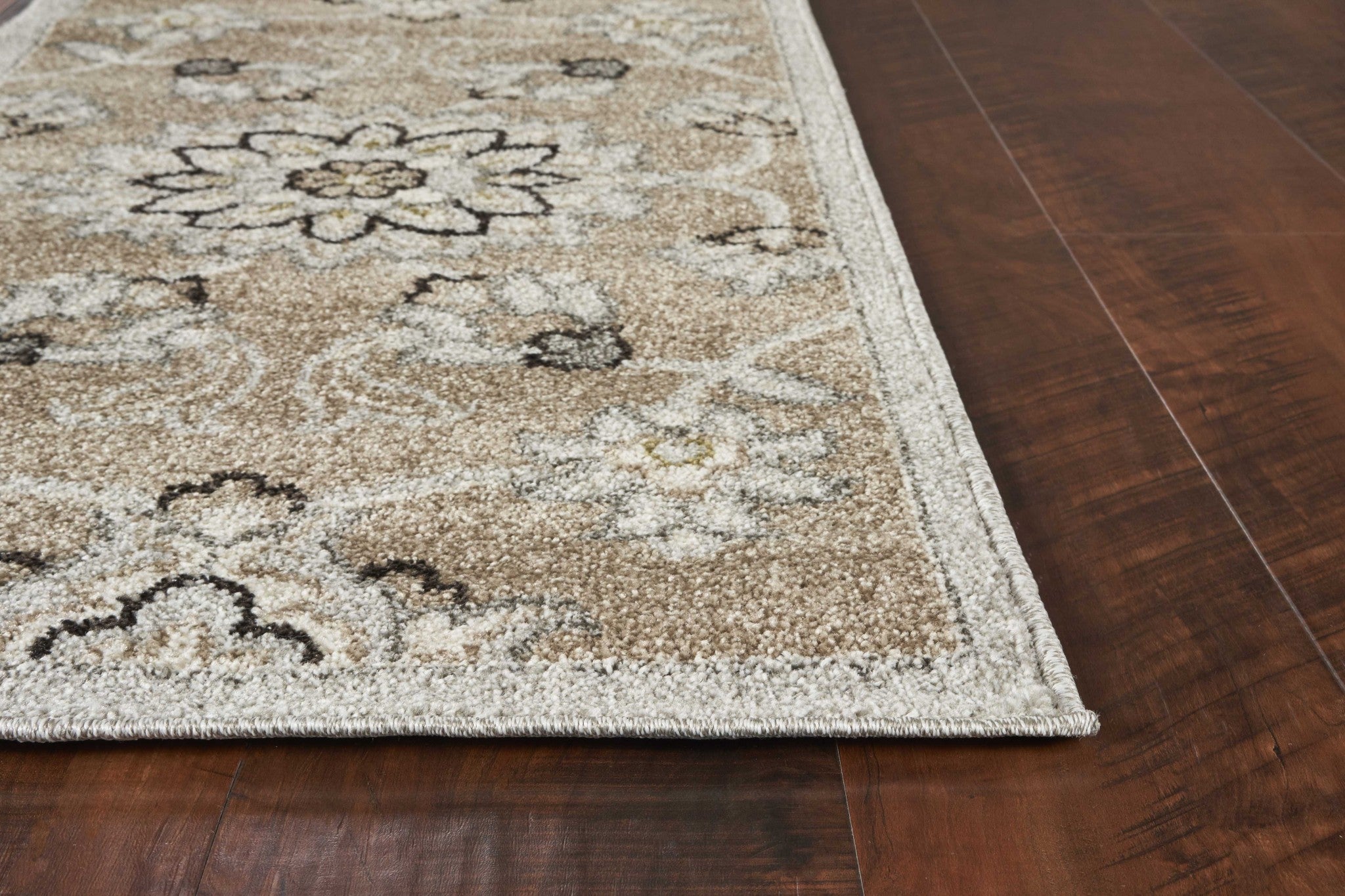 5' x 7' UV treated Polypropylene Beige or Grey Area Rug
