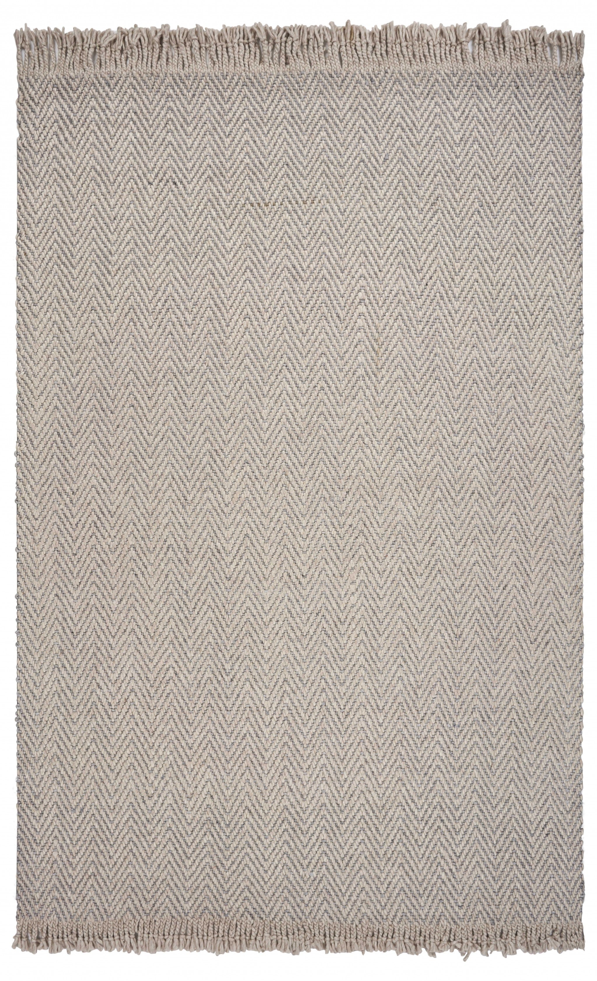 3' x 5' Wool Oatmeal Area Rug