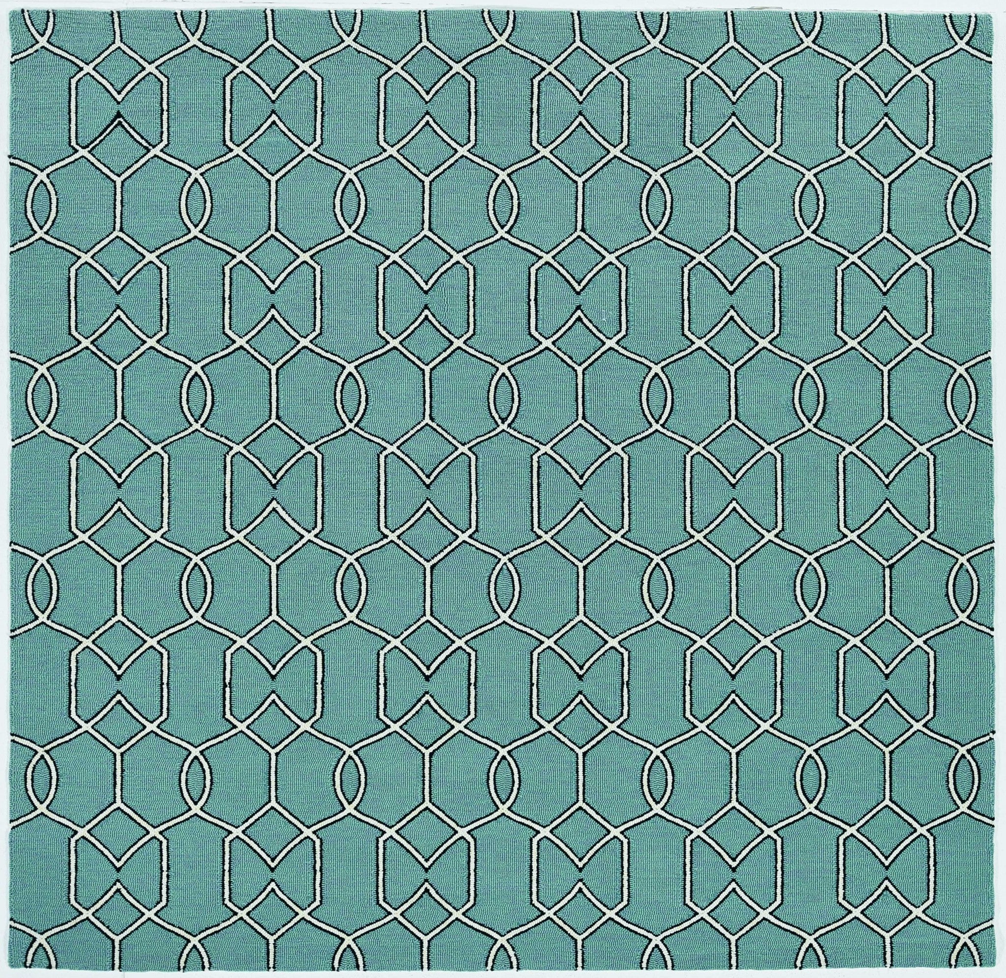 7' Square   UV treated Polypropylene Spa Area Rug