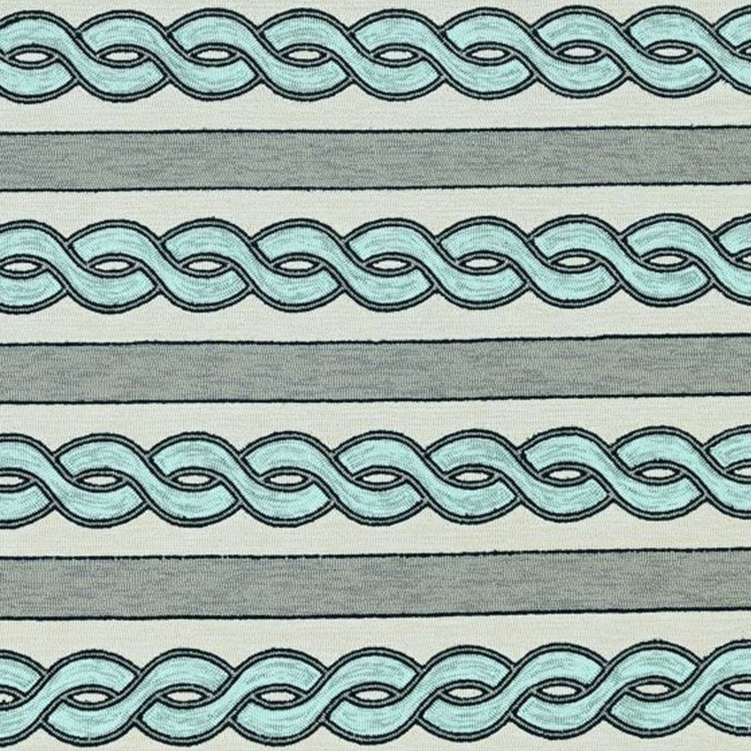 7' Round  UV treated Polypropylene Ivory or Spa Area Rug